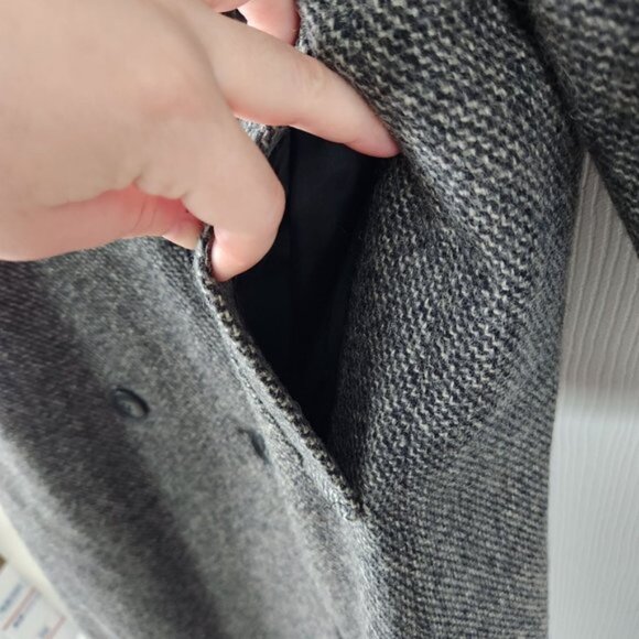 Forecaster of Boston Double Breasted 100% Wool Trench Coat - Picture 5 of 11